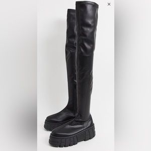 Asos Kellie chunky over the knee boots